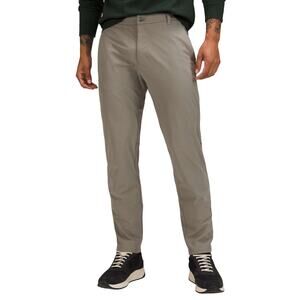 Lululemon Commission Pant Classic Warpstreme 28" Carbon Dust Men's 30 x 28 EUC